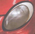 Dirty headlight
